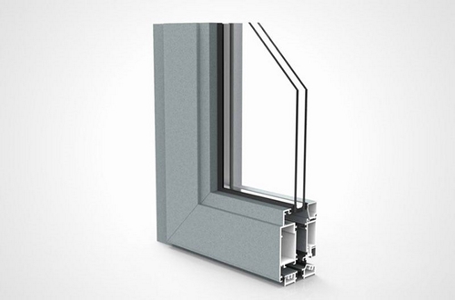 Puerta abatible de apertura exterior de aluminio, GDM65
